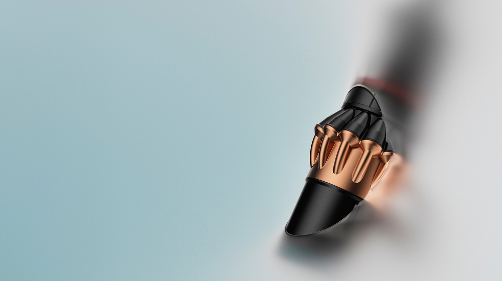 Το σύστημα Cyclone στην ηλεκτρική σκούπα Dyson V16 Piston Animal.