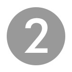 Γραφική αναπαράσταση του αριθμού 2 εντός κύκλου, που αντιπροσωπεύει τη 2-ετή εγγύηση
